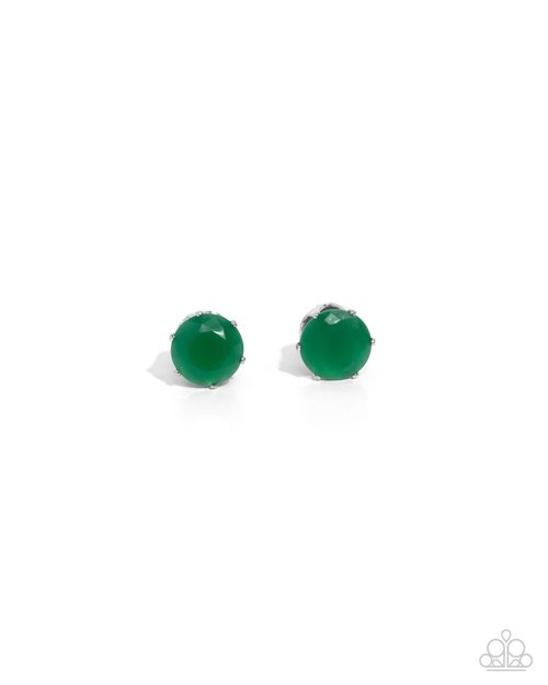 Simply Sublime - Green - Paparazzi Earring Image