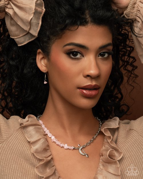 Chiseled Confidence - Pink - Paparazzi Necklace Image