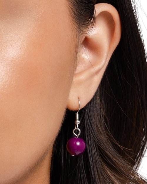 Showroom Swirl - Purple - Paparazzi Necklace Image