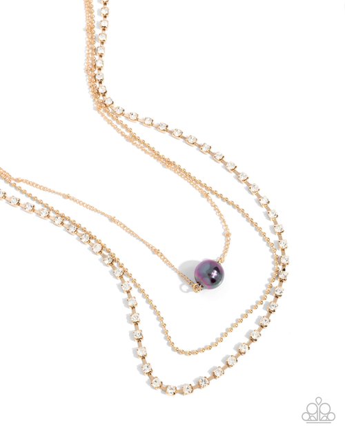 Symmetrical Shimmer - Paparazzi Necklace Image