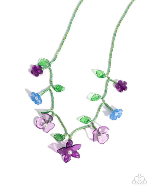 Gourmet Garden - Purple - Paparazzi Necklace Image