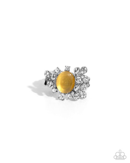 Reflective Rarity - Yellow - Paparazzi Ring Image