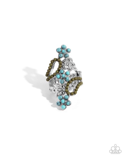 Chic Combination - Blue - Paparazzi Ring Image