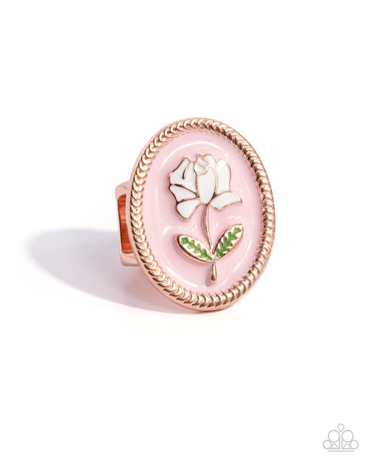 Delicate Dowry - Copper - Paparazzi Ring Image