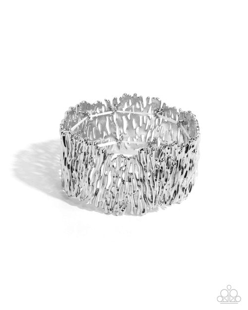 Settle the Score - Silver - Paparazzi Bracelet Image