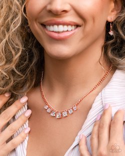 Seeking Out Squares - Paparazzi Necklace Image