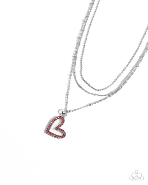 Valentines Day Decadence - Pink - Paparazzi Necklace Image