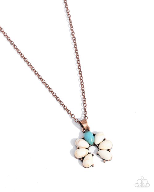 Highland Horseshoe - Copper - Paparazzi Necklace Image