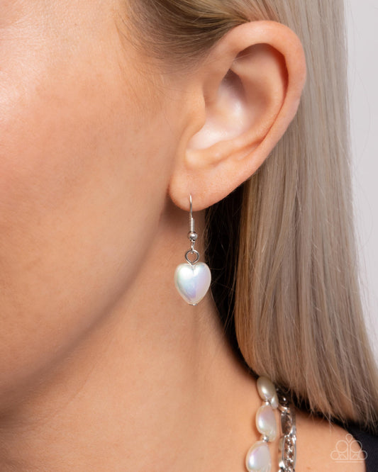 Admirable Affection - White - Paparazzi Necklace Image