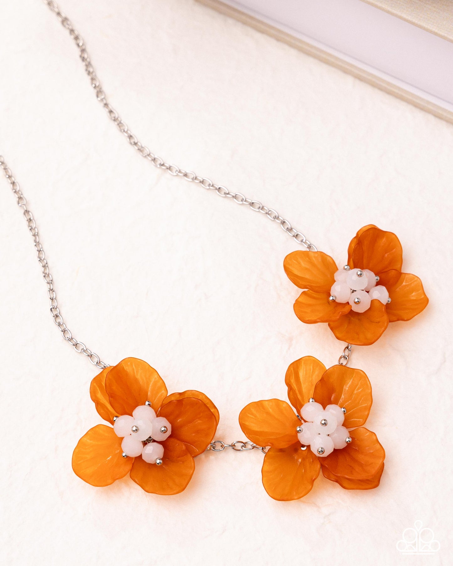 Petaled Promotion - Orange - Paparazzi Necklace Image