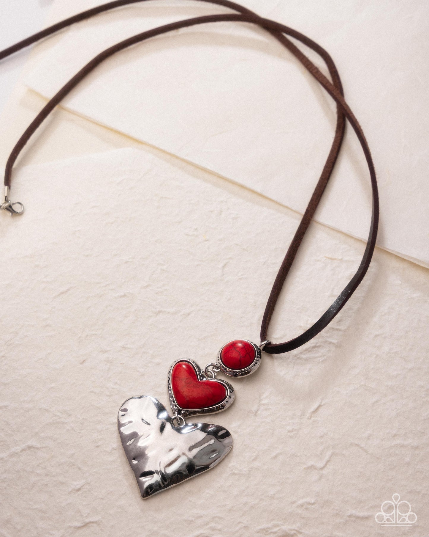 Romantic Refuel - Red - Paparazzi Necklace Image