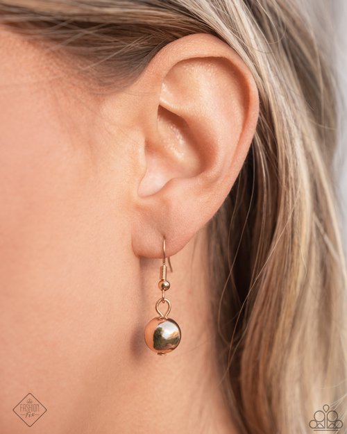 Secret Gardener - Gold - Paparazzi Necklace Image