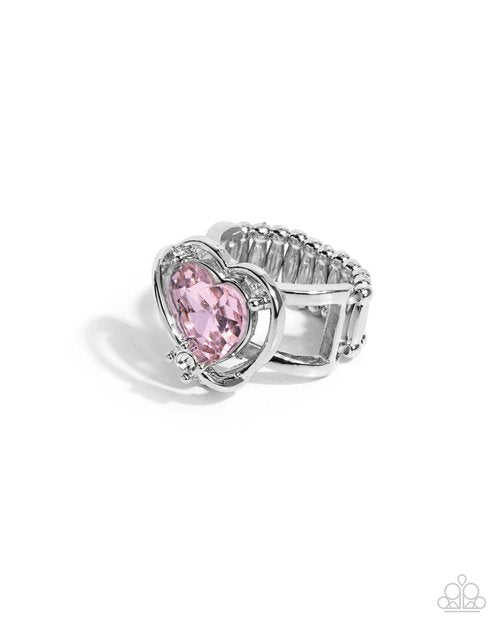 Cutie Chemistry - Pink - Paparazzi Ring Image