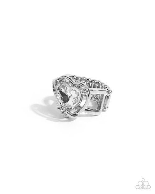 Cutie Chemistry - White - Paparazzi Ring Image