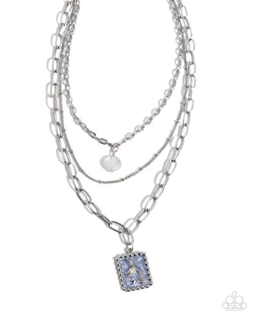 Siren Song - Blue - Paparazzi Necklace Image