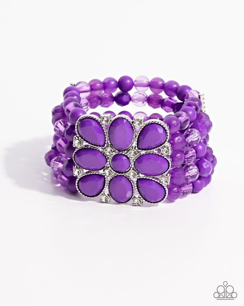Everything is New - Purple - Paparazzi Bracelet Image