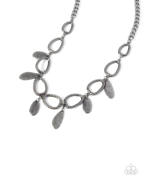 Hurry Up - Black - Paparazzi Necklace Image