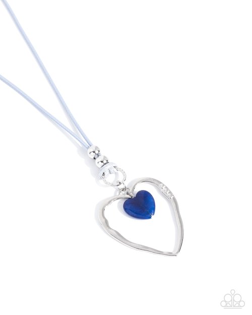 Lovely to Sit With You - Blue - Paparazzi Necklace Image
