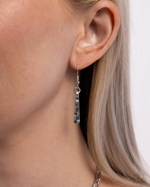 Stamped Statement - Green - Paparazzi Necklace Image