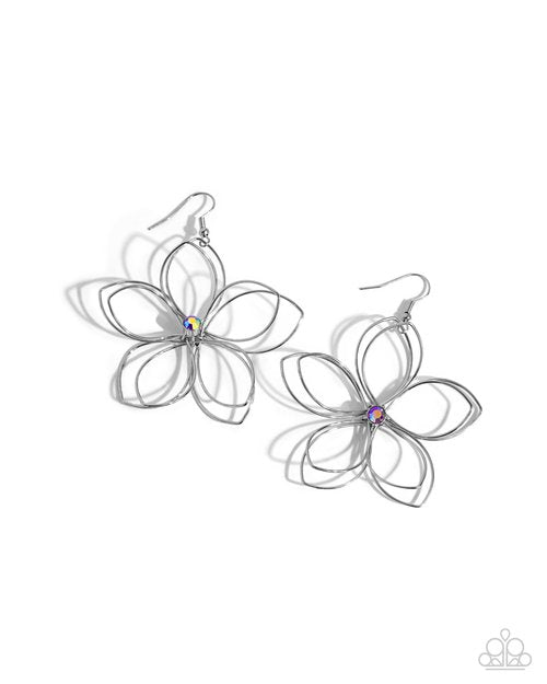 Wiry Whisper - Purple - Paparazzi Earring Image