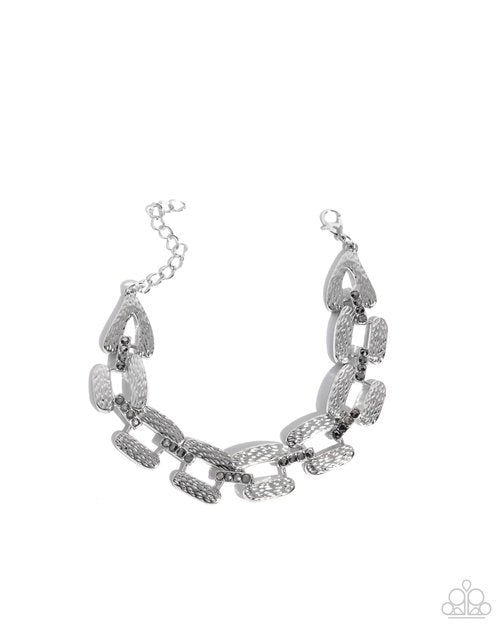 Demanding More - Silver - Paparazzi Bracelet Image