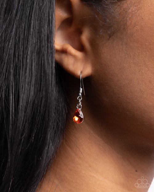 Bouquet Backdrop - Orange - Paparazzi Necklace Image