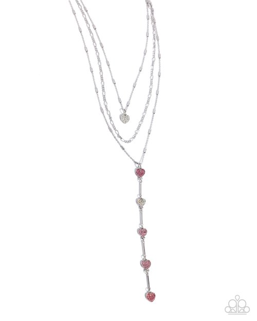 Valiant Valentine - Pink - Paparazzi Necklace Image