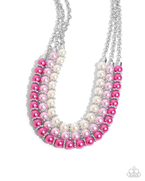 Promising Promenade - Pink - Paparazzi Necklace Image