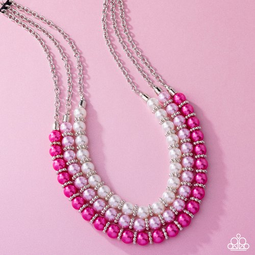 Promising Promenade - Pink - Paparazzi Necklace Image