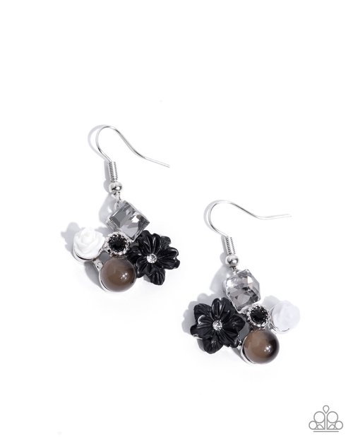 Fantastical Fairytale - Black - Paparazzi Earring Image