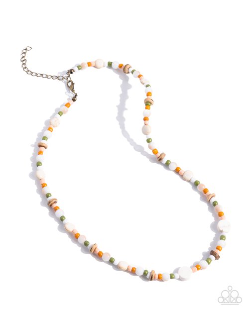 Urban Uniform - Brass - Paparazzi Necklace Image