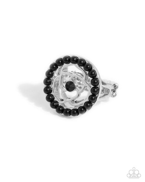 Fairytale Beginning - Black - Paparazzi Ring Image