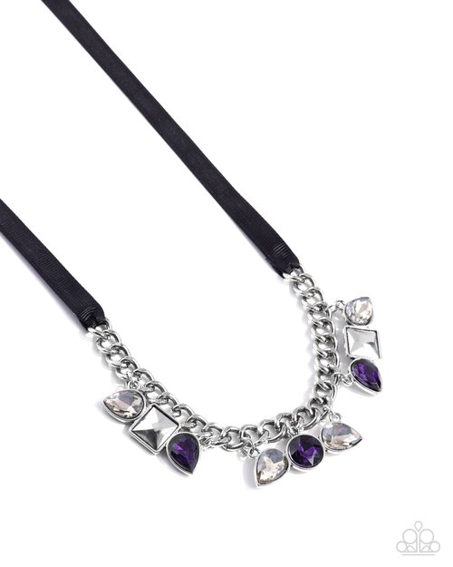 Sassy Salutation - Purple - Paparazzi Necklace Image