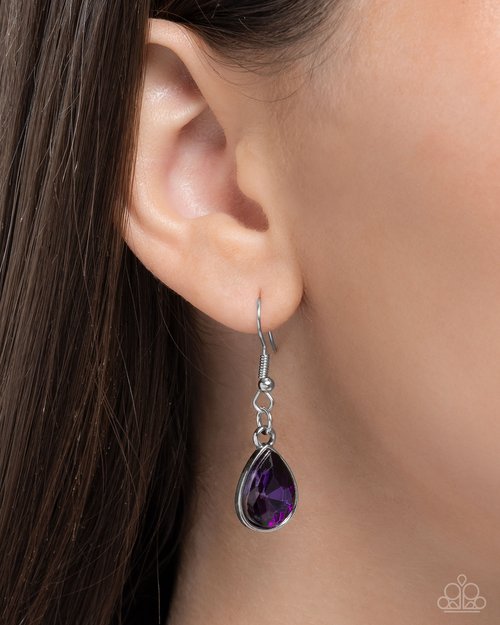 Sassy Salutation - Purple - Paparazzi Necklace Image