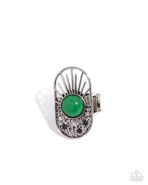 Runway Reveal - Green - Paparazzi Ring Image