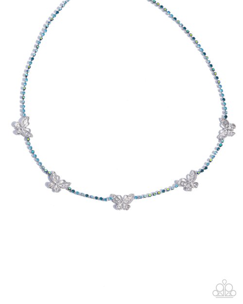 FANCIFUL of Life - Blue - Paparazzi Necklace Image