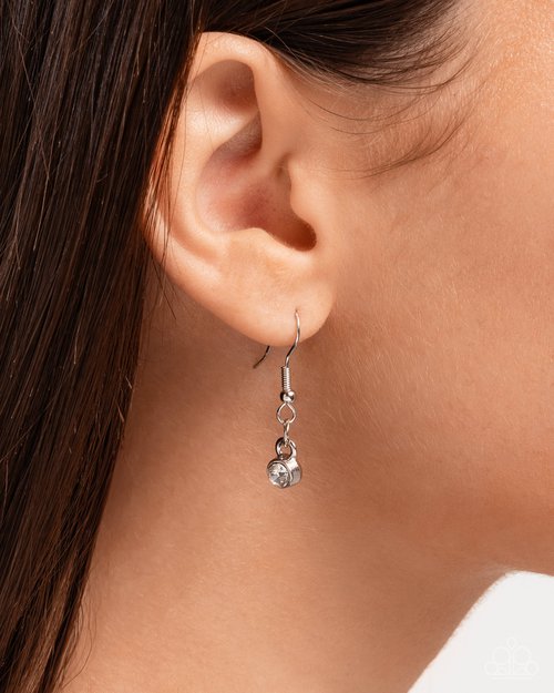 Blazing Beacon - White - Paparazzi Necklace Image