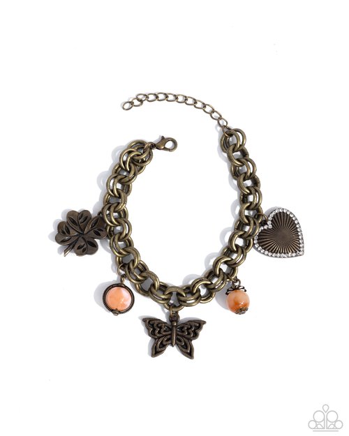 Folklore Frenzy - Brass - Paparazzi Bracelet Image