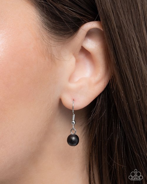 Stony Strength - Black - Paparazzi Necklace Image