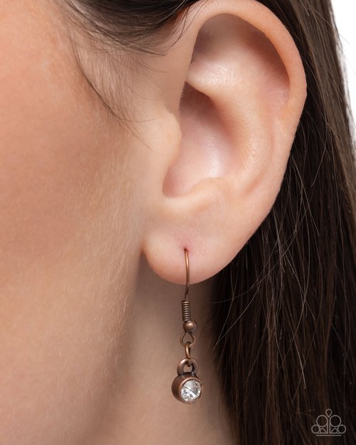 Stellar Sediment - Copper - Paparazzi Necklace Image