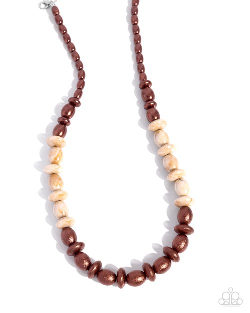 Princess Avenue - Brown - Paparazzi Necklace Image