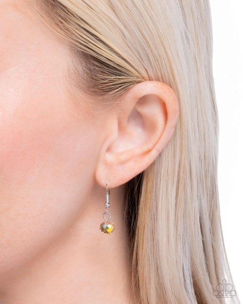 Tasteful Tulip - Yellow - Paparazzi Necklace Image