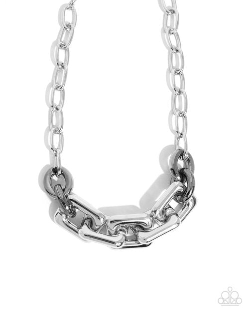 Resolute Radiance - Silver - Paparazzi Necklace Image