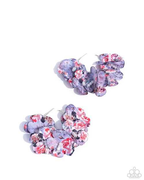 Whimsical Walk - Purple - Paparazzi Earring Image