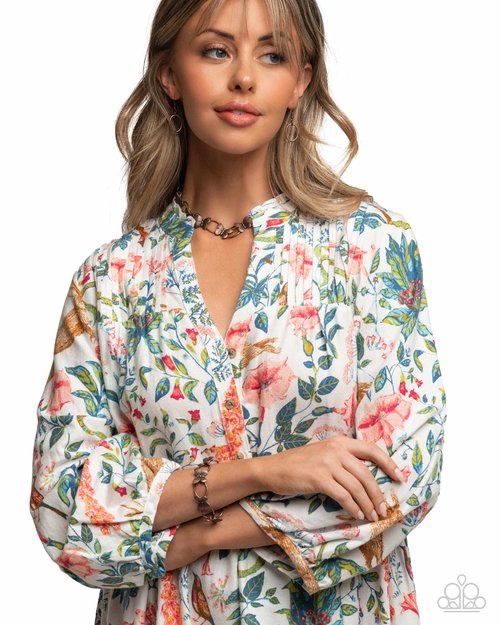 Fluttering Form - Complete Look - Copper - Paparazzi Product Image