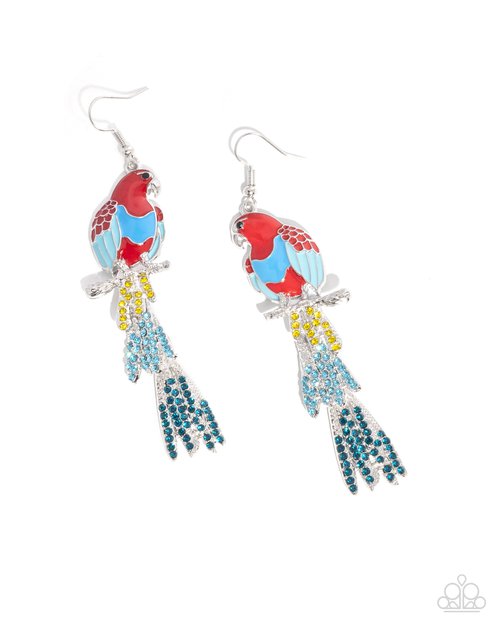 Parrot Pull - Paparazzi Earring Image
