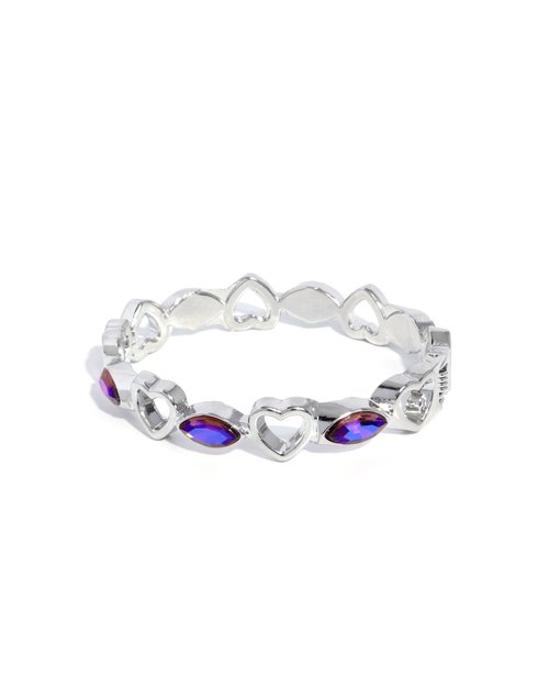Heartfelt Headline - Purple - Paparazzi Bracelet Image