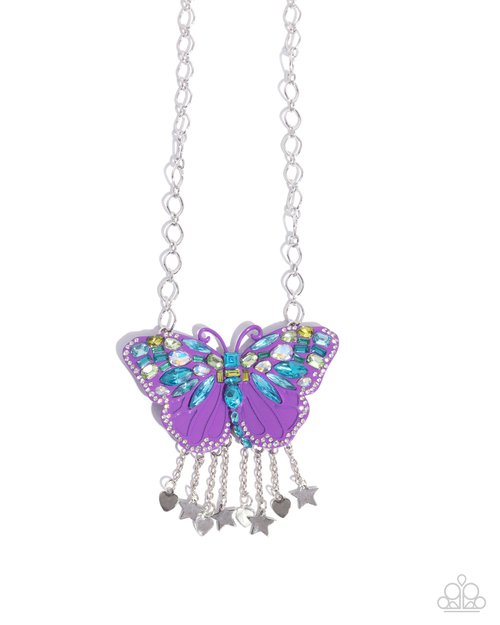 Mayoral Monarch - Purple - Paparazzi Necklace Image