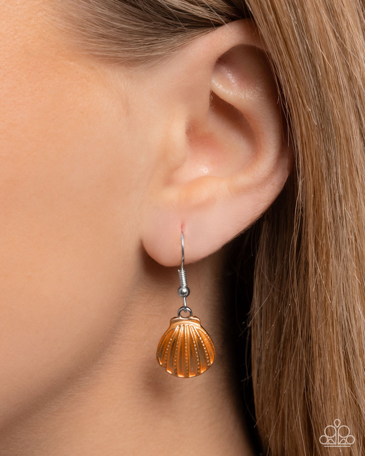 Oceanic Octave - Orange - Paparazzi Necklace Image