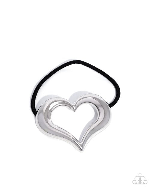 Cupid Call - Silver - Paparazzi Hair Accessories Image
